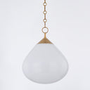 Vintage Brass Semilla Pendant 14" by Corbett Lighting, view 4