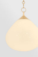 Vintage Brass Semilla Pendant 14" by Corbett Lighting
