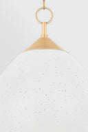 Vintage Brass Semilla Pendant 14" by Corbett Lighting, view 2