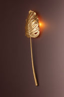 Vintage Gold Leaf Seychelles Wall Sconce 11.25" by Corbett Lighting, view 3