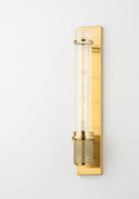 Aged Brass Shaw Wall Sconce 2.5" by Hudson Valley, view 4