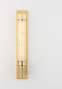 Aged Brass Shaw Wall Sconce 2.5" by Hudson Valley, view 2