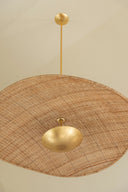 Vintage Gold Leaf Shiloh Pendant 51.75" by Hudson Valley, view 5