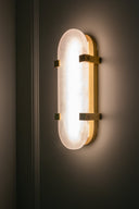 Aged Brass Skylar Wall Sconce 5.75" x 13.75" by Hudson Valley, view 4