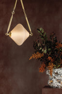 Vintage Polished Brass Solara Pendant 16.5" by Corbett Lighting, view 7