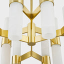Aged Brass Stowe Chandelier 37.75" by Hudson Valley, view 2