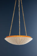 Vintage Gold Leaf Summerside Pendant 24.75" by Hudson Valley, view 2