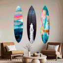 Sea Away Surfboard by Oliver Gal, view 5