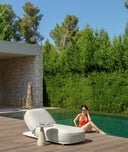 Swipe Sunbed by Talenti, outdoor setting