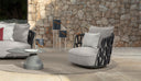 Swipe Living Armchair by Talenti, outdoor setting