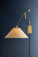 Aged Brass Sylva Wall Sconce 20" by Hudson Valley, view 3