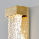 Aged Brass Wharton Wall Sconce 5" x 23" by Hudson Valley, view 4