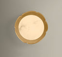 Vintage Gold Leaf Teka Flush Mount 15" by Corbett Lighting