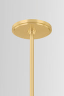 Aged Brass Tenafly Chandelier 72" by Hudson Valley, view 4