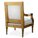 Gold Opulent Fauteuil Chair Louis