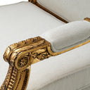 Gold Opulent Fauteuil Chair Louis