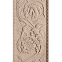 Carved Marble Wall Object Acanthus