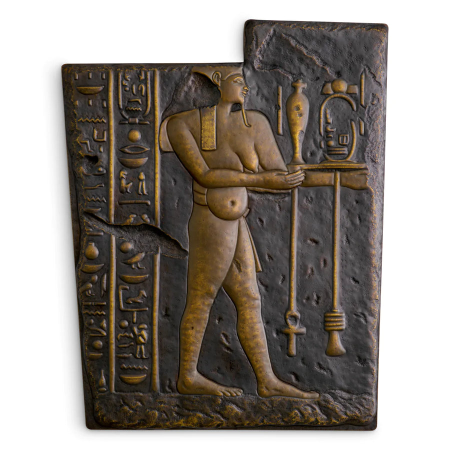 Bronze Carved Wall Object Sebennytos