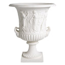 White Classical Relief Vase Calyx-krater