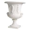 White Classical Relief Vase Calyx-krater