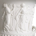 White Classical Relief Vase Calyx-krater