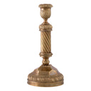 Vintage Brass Candle Holder Carnier