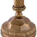Vintage Brass Candle Holder Carnier