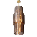 Ridged Glass Chandelier Imperial