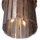 Ridged Glass Chandelier Imperial