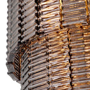Ridged Glass Chandelier Imperial
