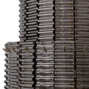 Ridged Glass Chandelier Imperial