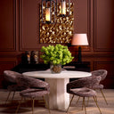 Round Travertine Dining Table Florence