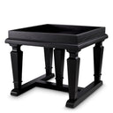 Black Square Side Table Americana