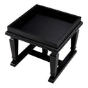 Black Square Side Table Americana