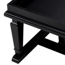 Black Square Side Table Americana