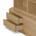 Oak Display Cabinet L Metropolitan