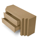 Natural Oak 2-Drawer Dresser Metropolitan
