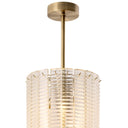 Ridged Glass Chandelier Imperial