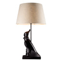Sculptural Base Table Lamp Horus
