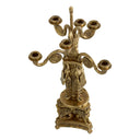 Antique Brass Candle Holder Decaix