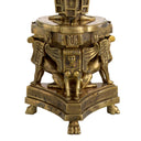 Antique Brass Candle Holder Decaix