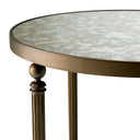 Bronze Round Side Table Bowery