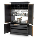 Antiqued Mirror Bar Cabinet Kellam