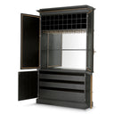 Antiqued Mirror Bar Cabinet Kellam