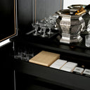 Antiqued Mirror Bar Cabinet Kellam