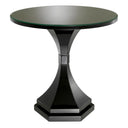 Black Glass Side Table Harlem
