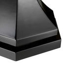 Black Glass Side Table Harlem