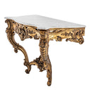 Carved Gold Console Table Rococo