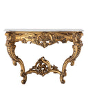 Carved Gold Console Table Rococo