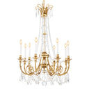 Mid-Century Crystal Chandelier Duvaux